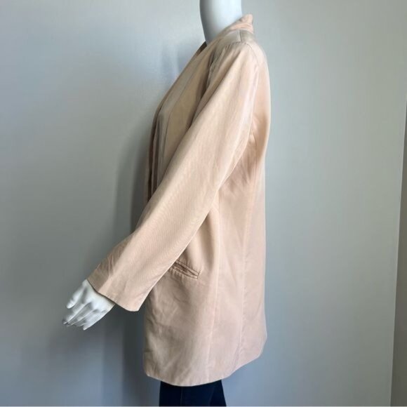 Eileen Fisher The Fisher Project High Collar Long Jacket - M - Picture 3 of 9